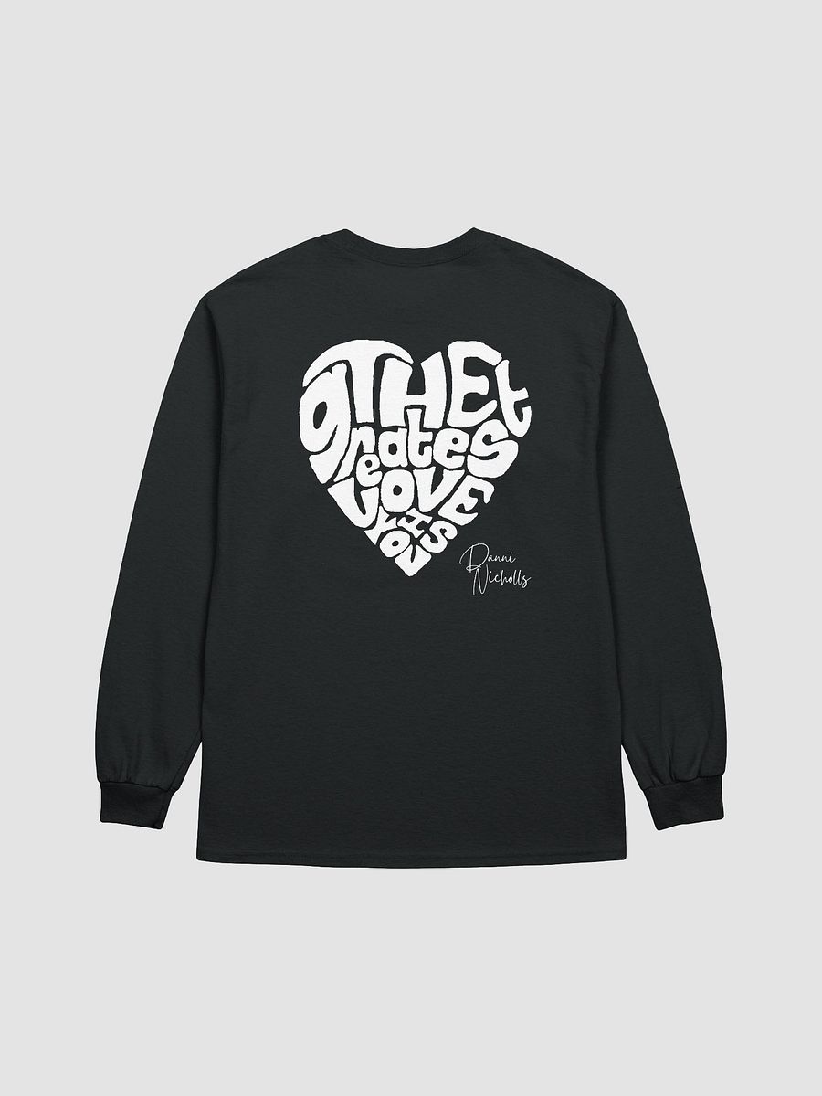 Lyric Heart long sleeve front & back product image (2)