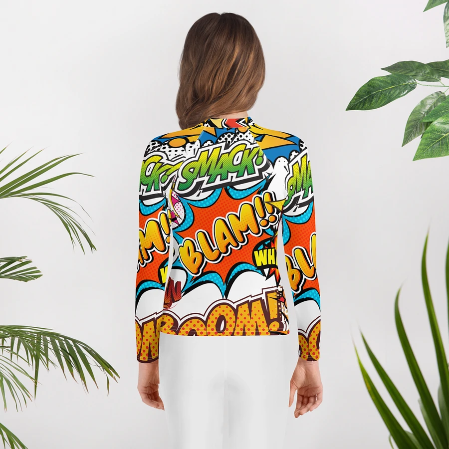 Dynamic Comic Action All-Over Print Youth Rash Guard product image (13)