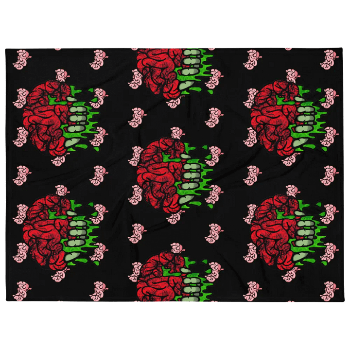 Blooming Brains Throw Blanket product image (1)