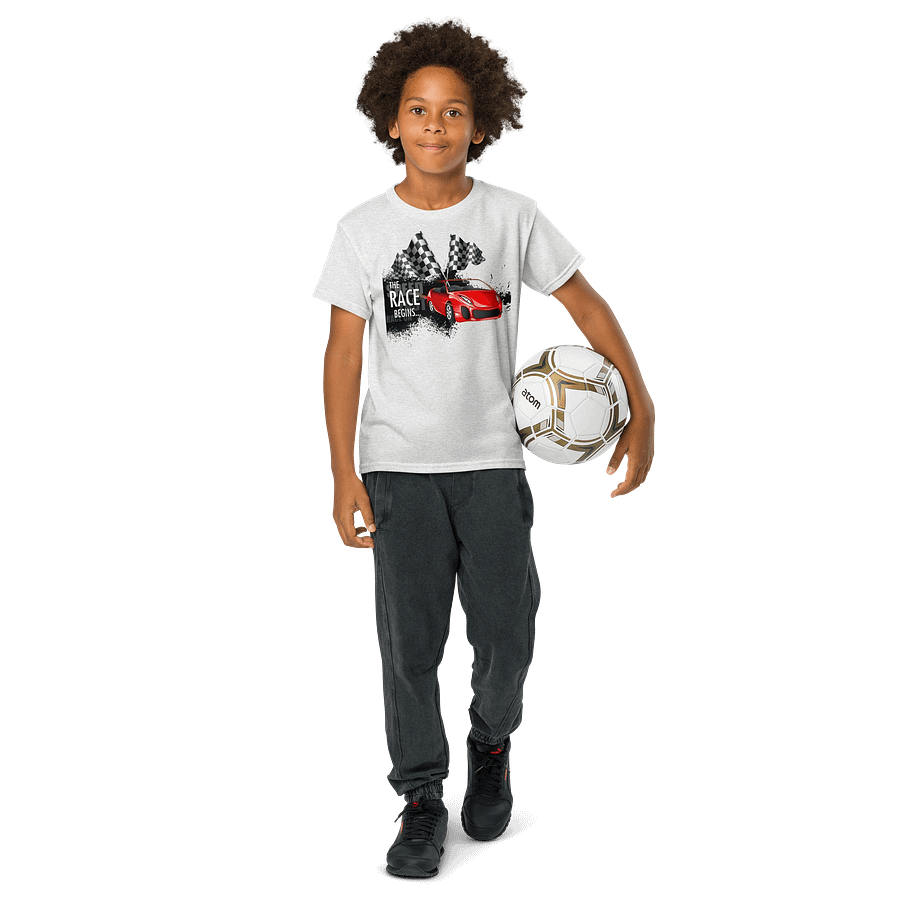 Kids T-Shirt Racing Flag Graphic product image (8)