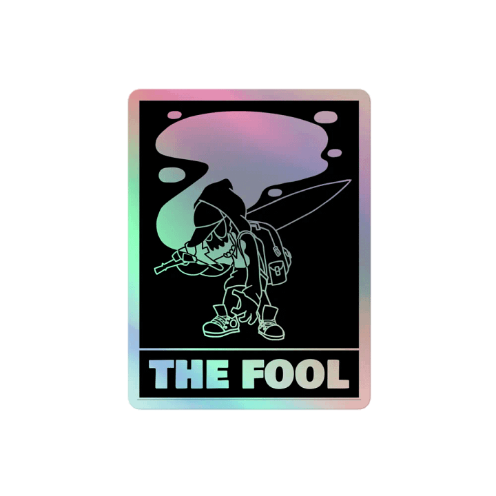 THE FOOL HOLOGRAPHIC STICKER product image (2)