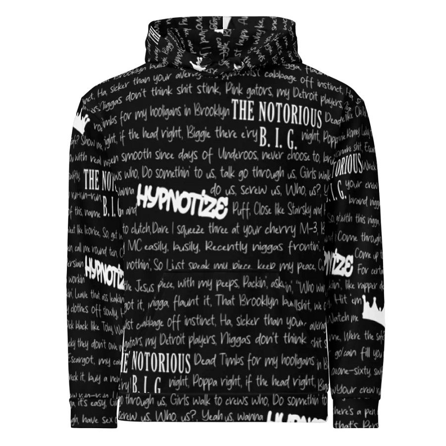 Hypnotize - The Notorious B.I.G. - BLACK - Unisex Hoodie product image (2)
