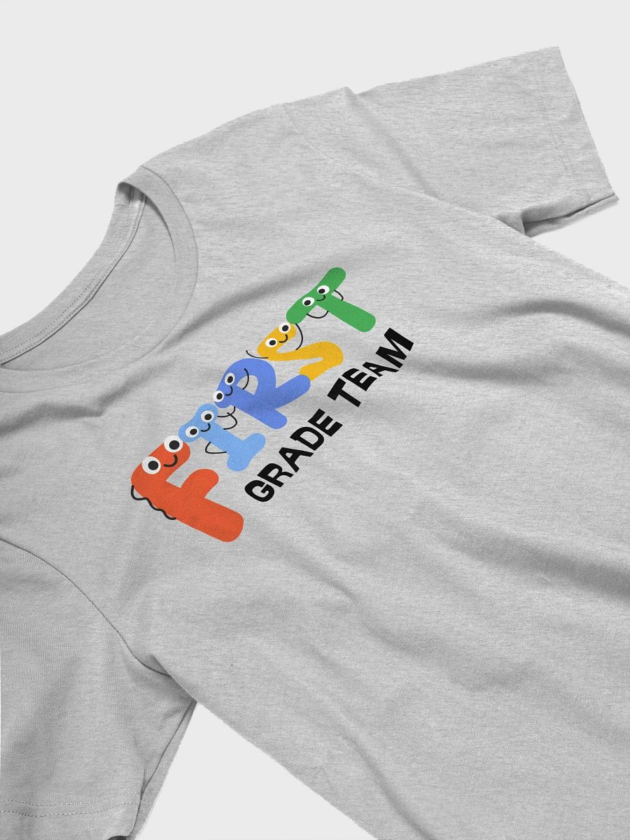 FIRST GRADE TEAM Cute Letter Characters T-Shirt product image (3)