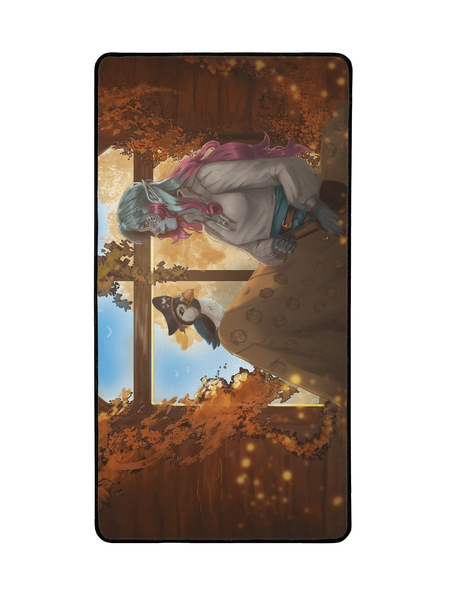 A Friend in Fall Deskmat (15.5" x 31.5") product image (2)