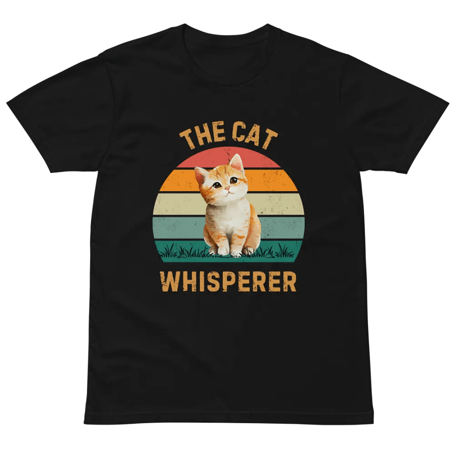 Cat Whisperer Unisex Premium T-Shirt product image (2)