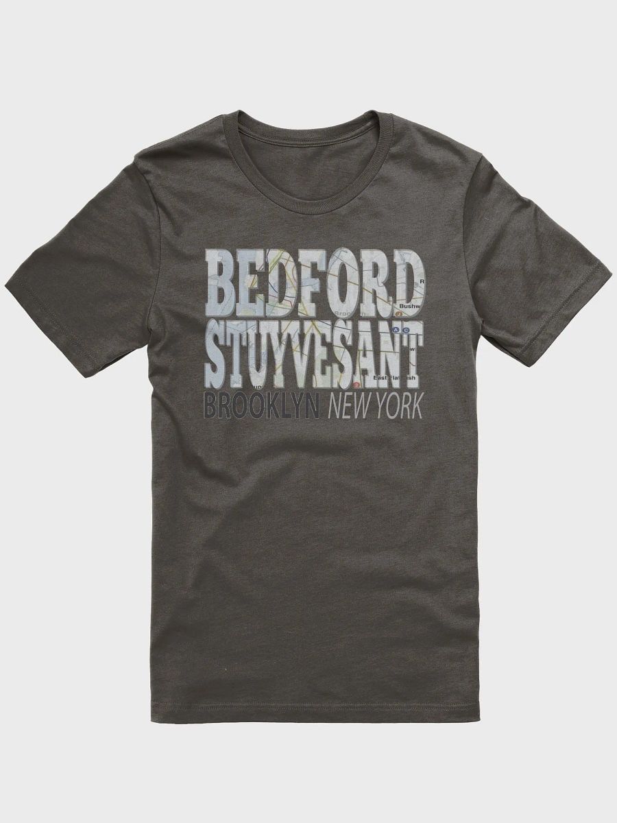 Fun Cool Bedford Stuyvesant Brooklyn New York with Subway Map T-Shirt product image (4)