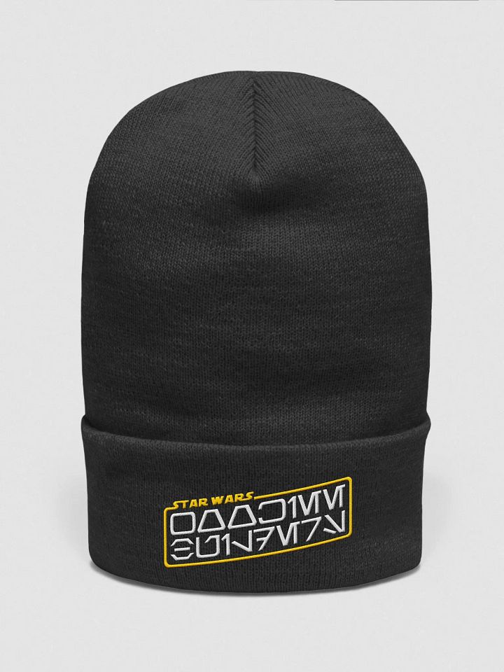 Wookiee Builder Logo Beanie (Aurebesh) product image (1)