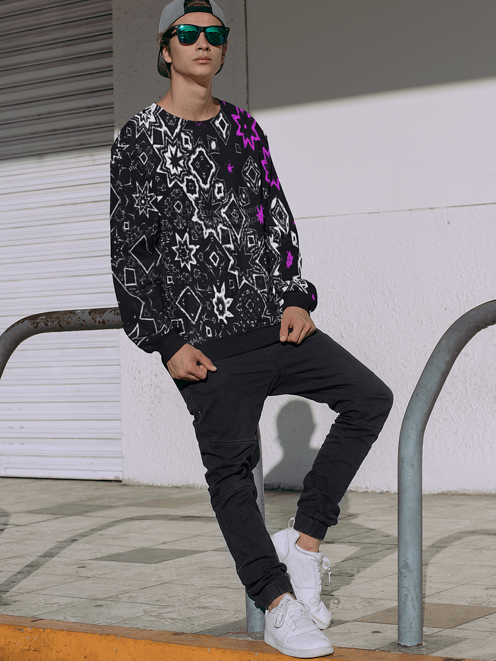 That Stars Pattern Again Unisex All Over Print Sweatshirt product image (1)