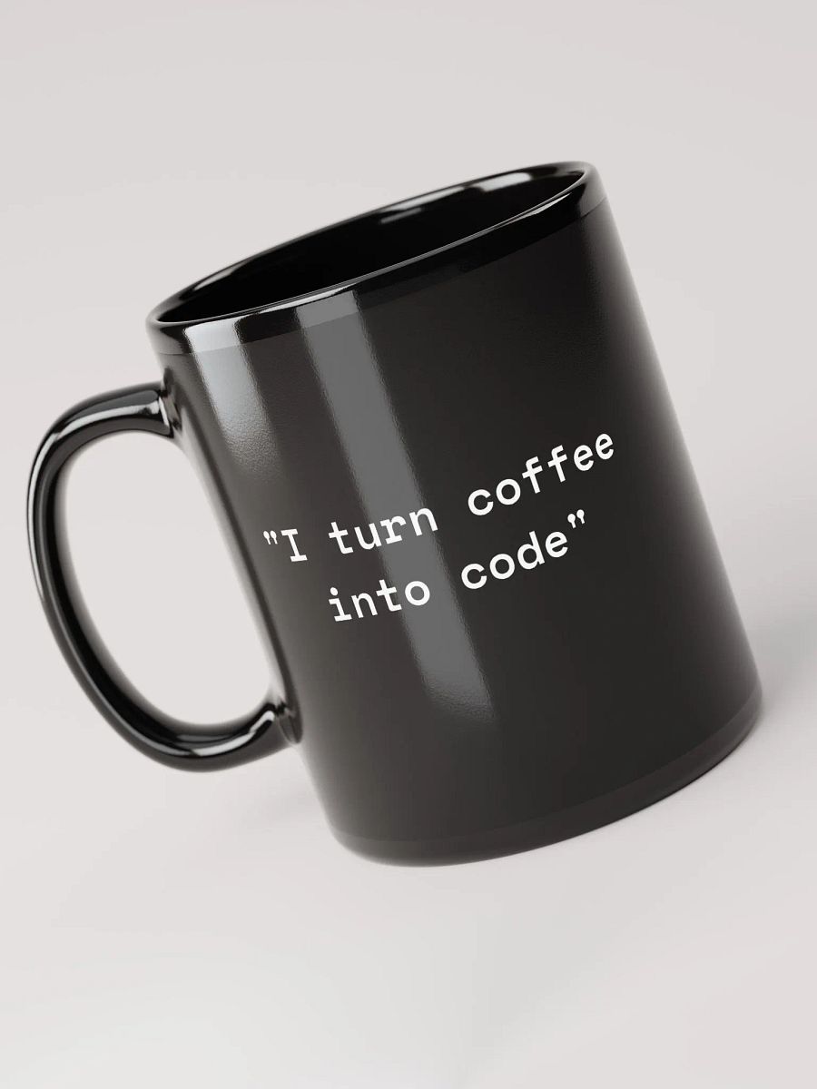 "I turn coffee into code" Mug product image (6)