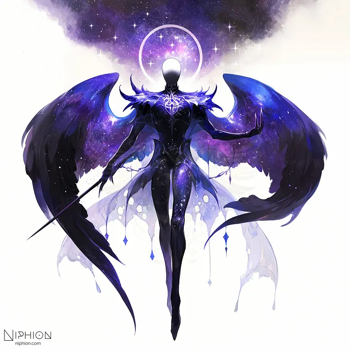 High-Resolution Digital Art – Nebula Archangel, Character Design #5 product image (1)
