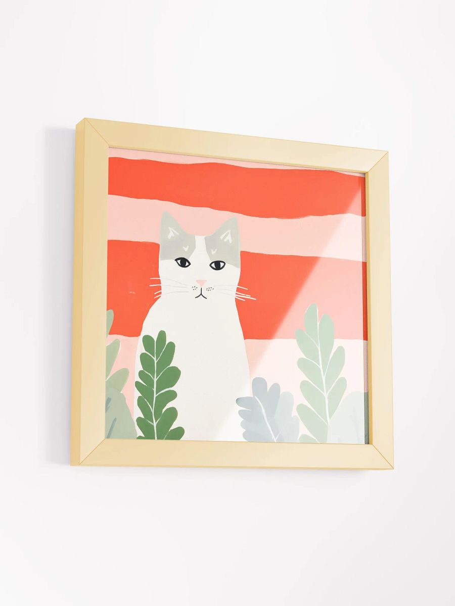 Whiskered Garden Guardian Poster product image (23)