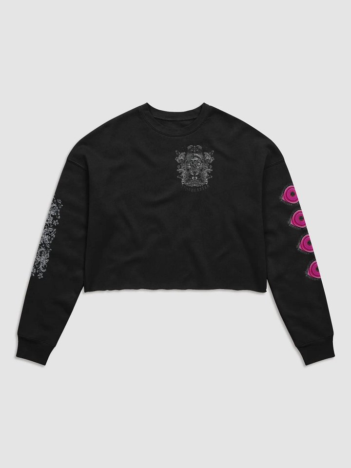 Yokai Migraine: Bella+Canvas Women's Fleece Crop Sweatshirt product image (1)