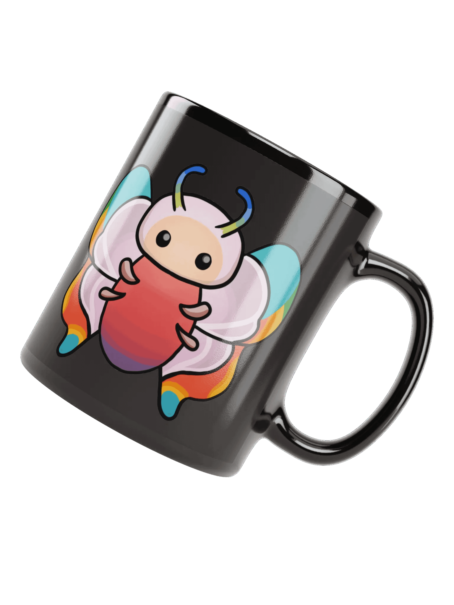 Palia Rainbow Butterfly - Black Glossy Mug product image (4)