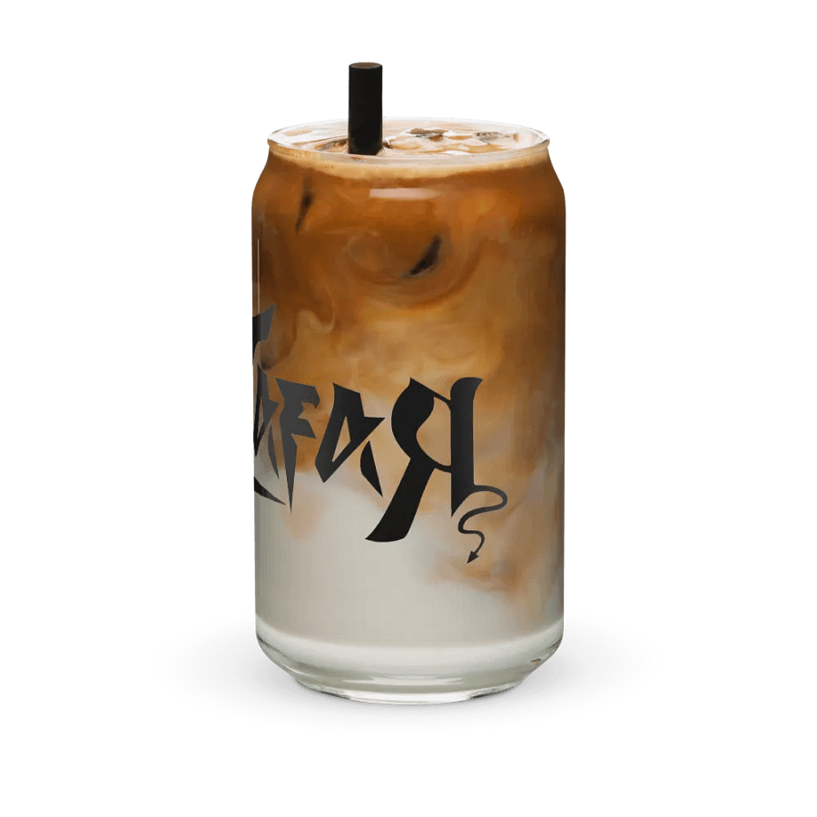 RafaZafar Logotext Can Glass (black) product image (12)