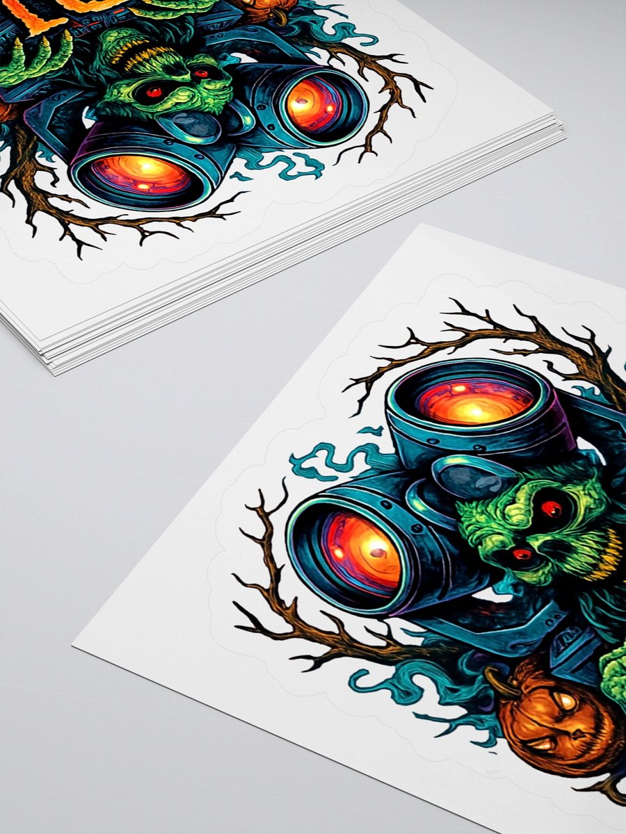 Theatrically Jerry: Halloween Series "DJ Monster" Kiss Cut Stickers product image (4)