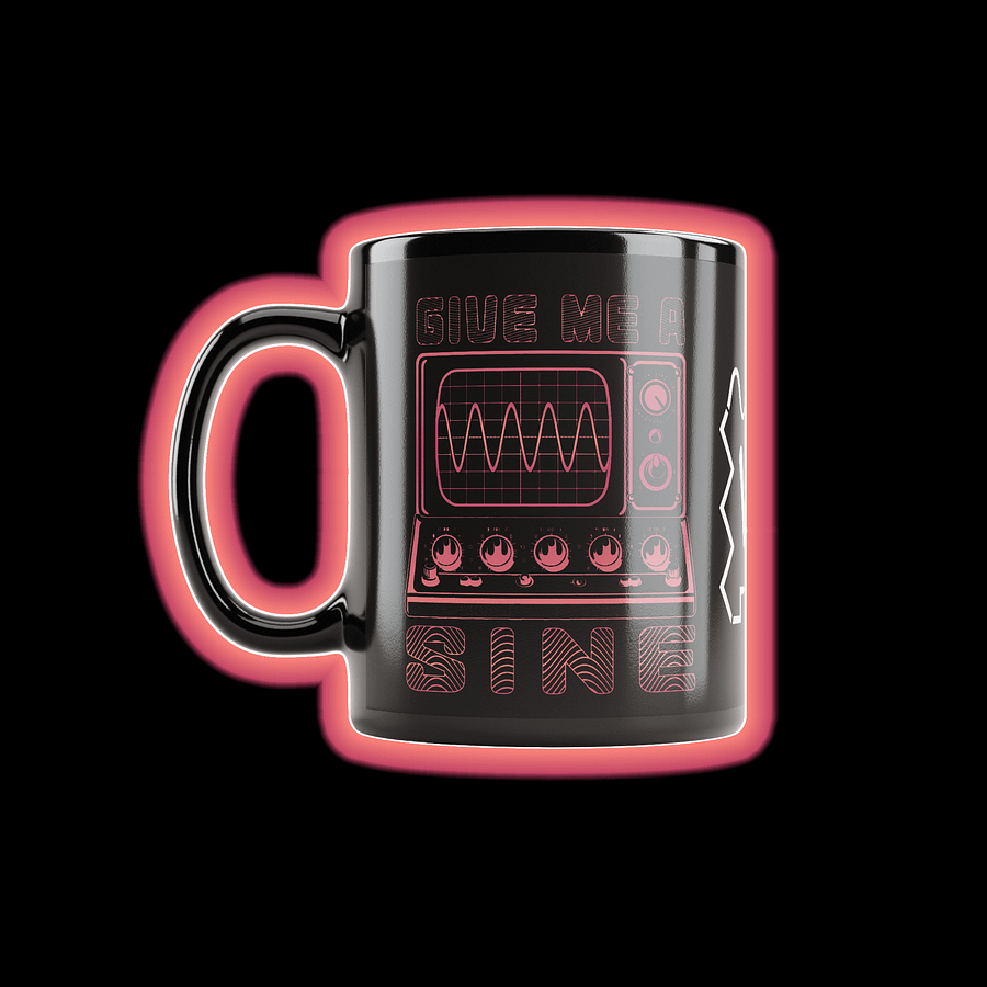 Give Me A Sine - Modular Synthesizer Waveform Mug product image (6)