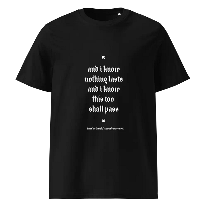 So I'm Told Black Tee product image (1)