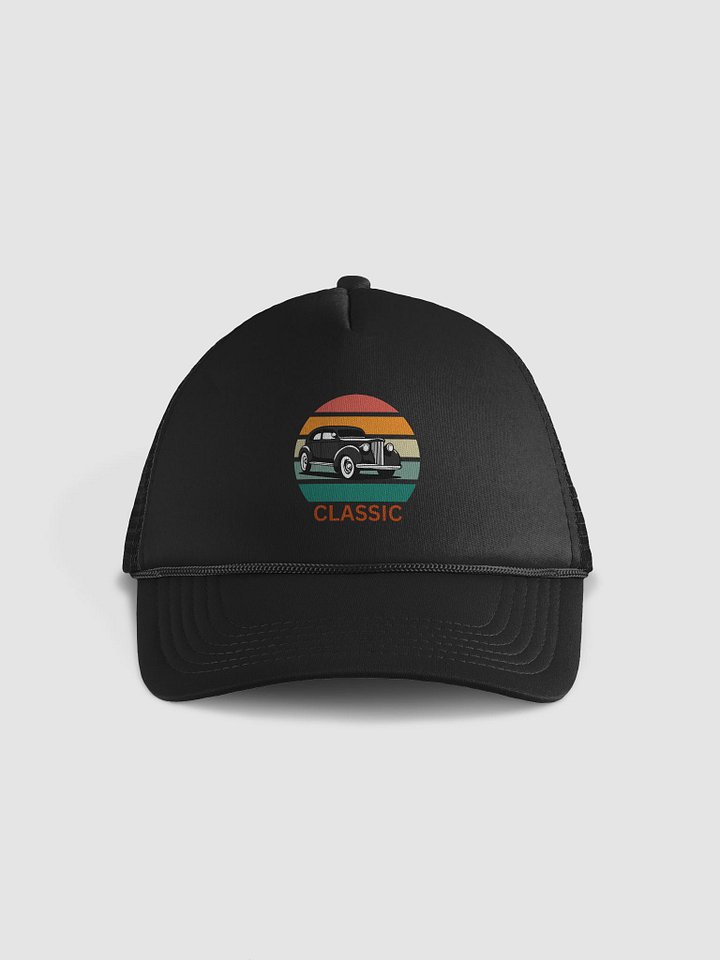 Retro Classic Car Foam Trucker Hat product image (1)