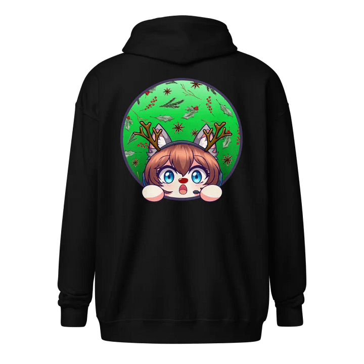 Unisex Rudolph Cat Zip Hoodie product image (1)