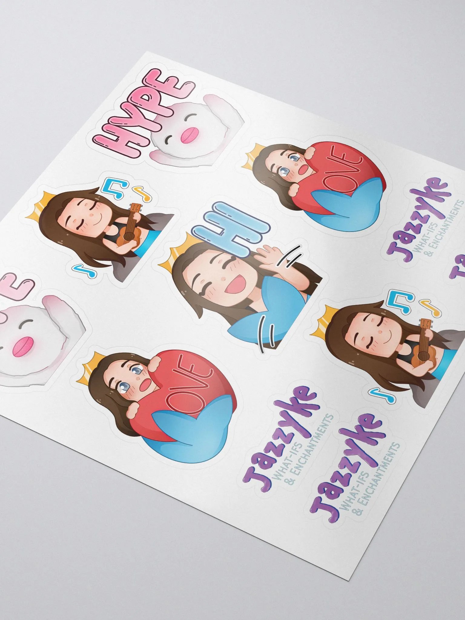 Mermotes, Pingu & Logo (EP) ~ Sticker Sheet product image (3)