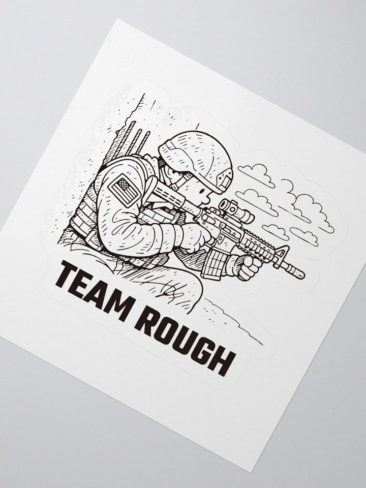 Team Rough – Military-Inspired Bold Graphic Tee | i Roar Concept Design product image (6)
