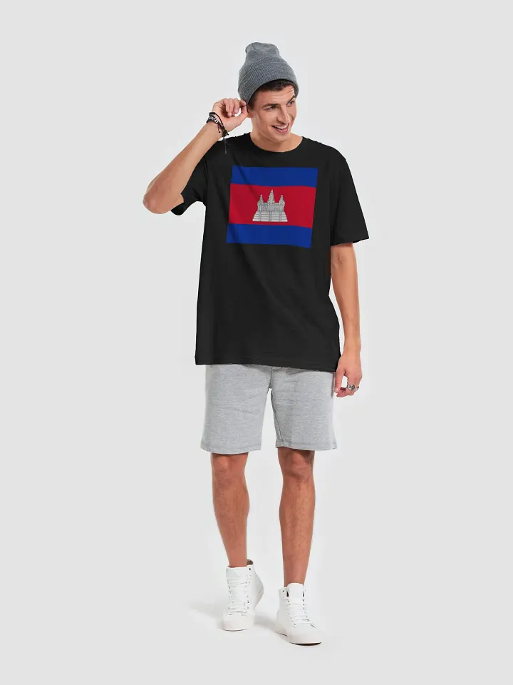 Exclusive Cambodia Flag Unisex T-Shirt - Supersoft Tee product image (2)