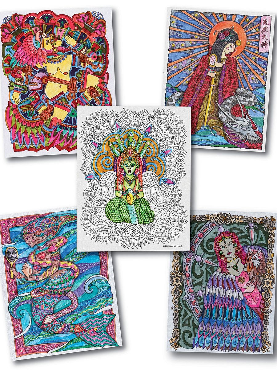 The Goddess Coloring Book product image (3)