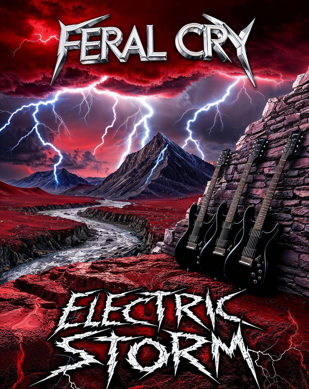 Electric Storm Heavy Metal Poster product image (1)