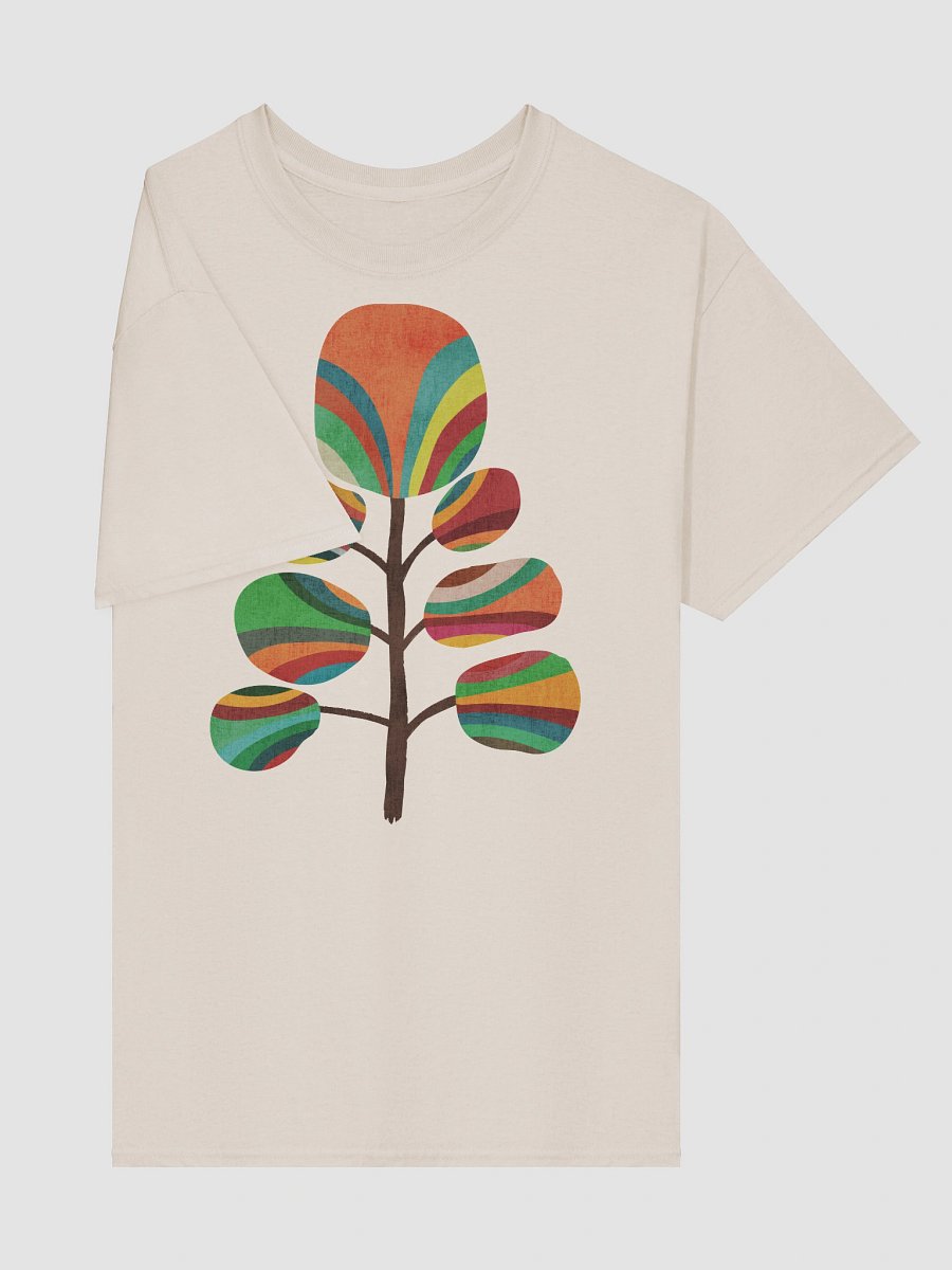 The rainbow tree graphic t-shirt product image (64)