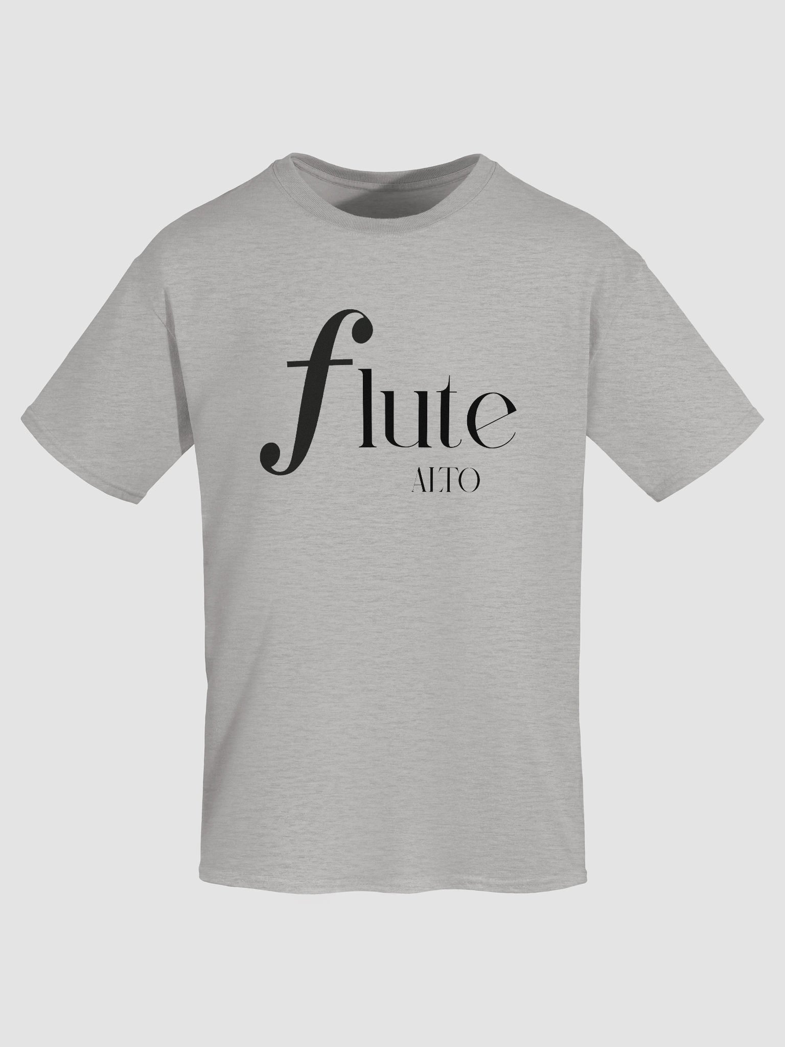 Forte Flute Tee - Black Letters - Alto - Unisex product image (7)