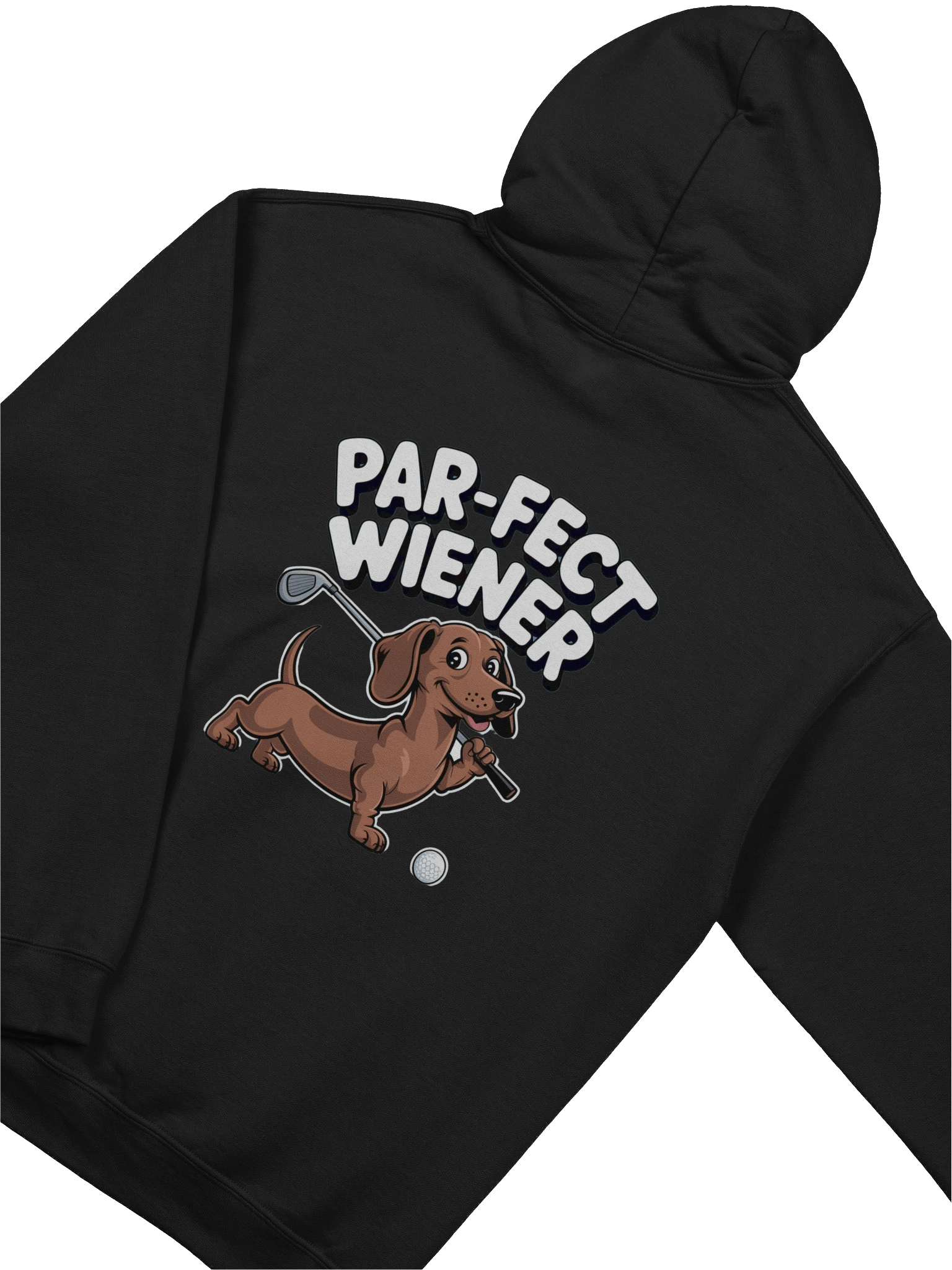 Par-fect Wiener Hoodie – Funny Golf Dachshund Gift for Dog & Sports Lovers product image (12)
