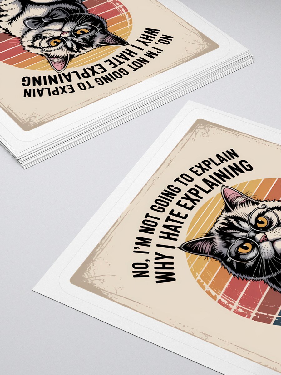 I Hate Explaining Human Design Manifestor Sticker product image (4)