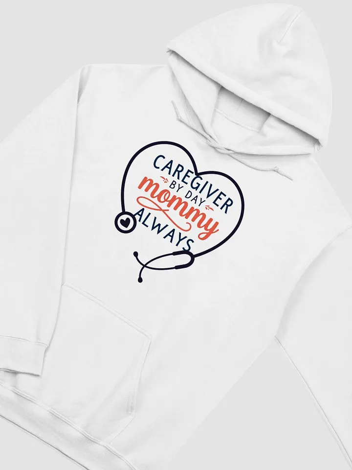 Mommy Always Stethoscope Heart Hoodie product image (15)
