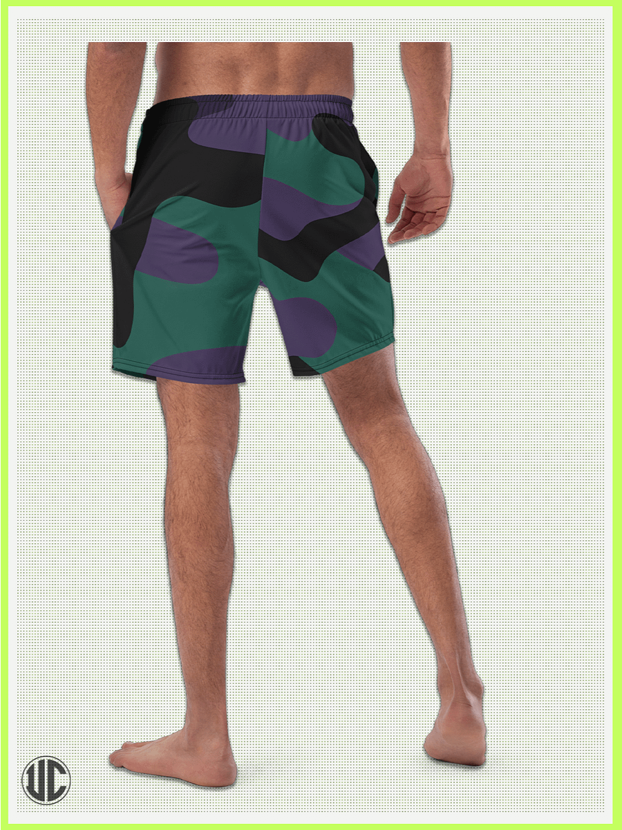 Midnight Purple Camo – Men’s Swim Trunks product image (3)