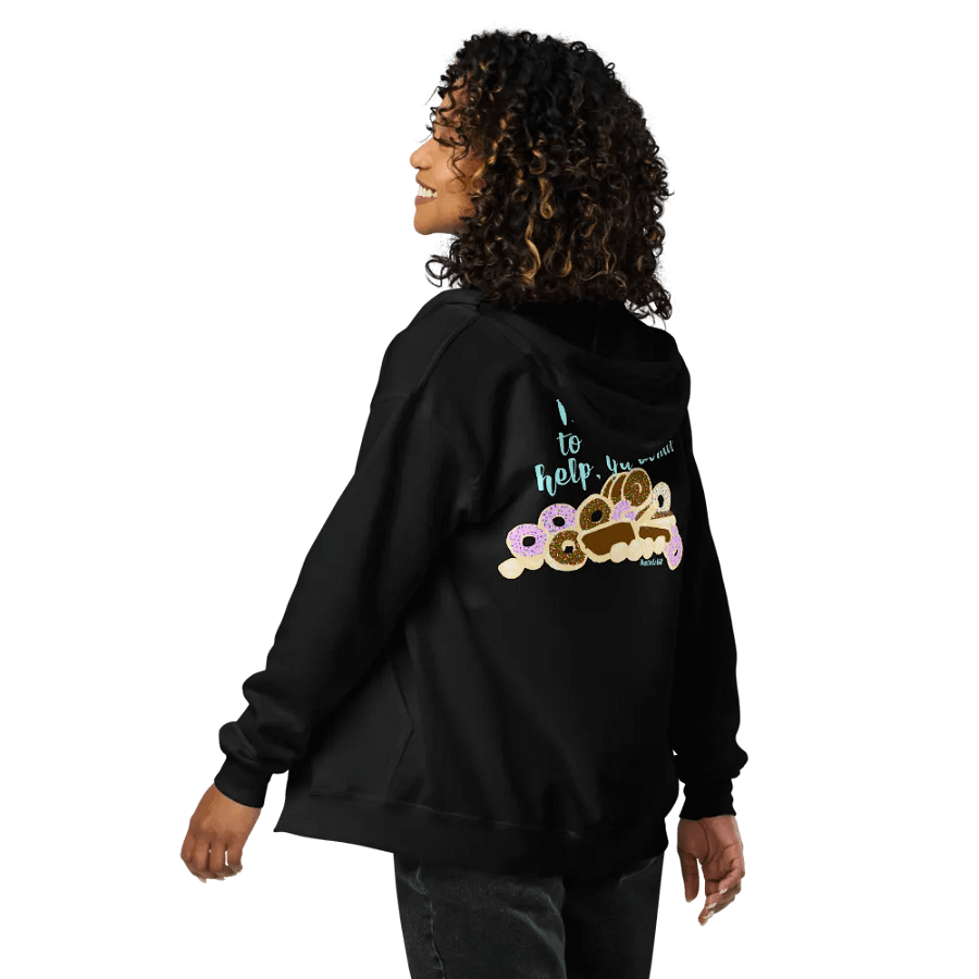 Crrissa - Donut - Dark Zip Up Hoodies product image (10)