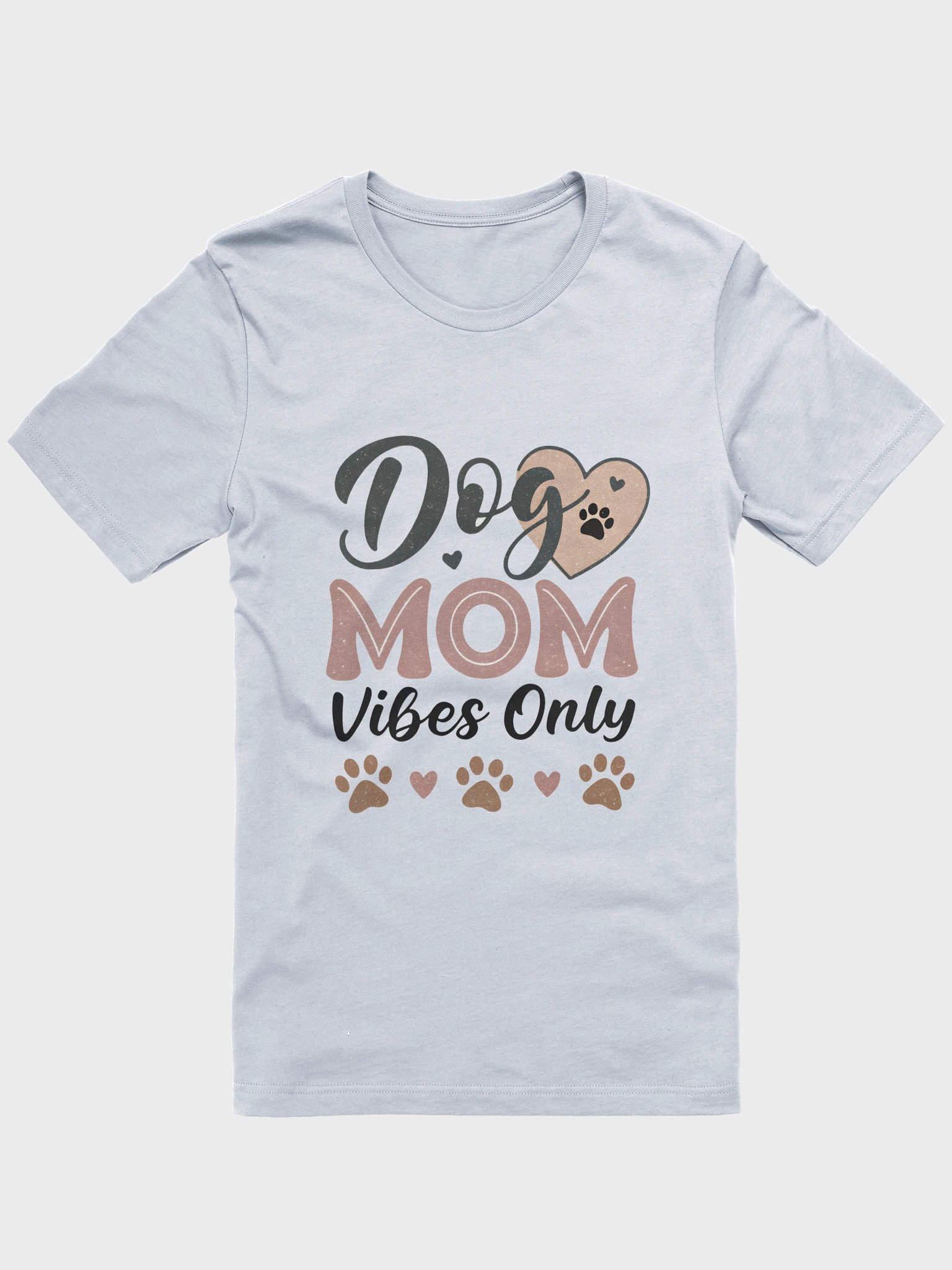 Dog Mom Vibes Only T-Shirt Design product image (8)