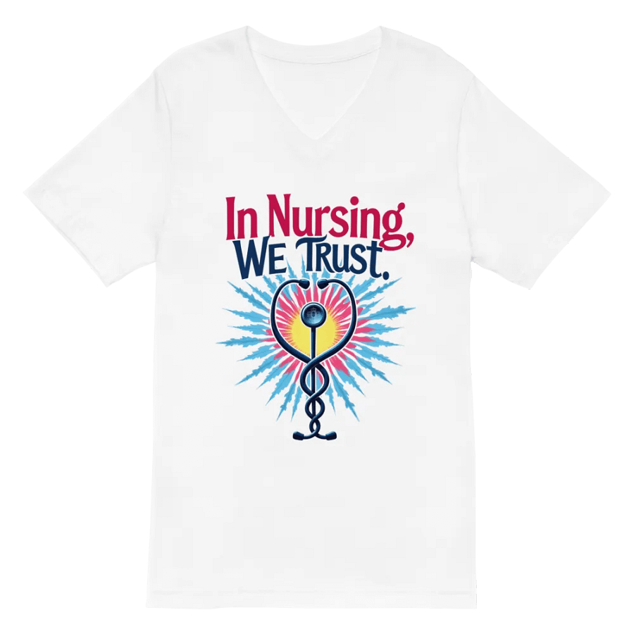 Trust in Nursing V-Neck Tee product image (2)
