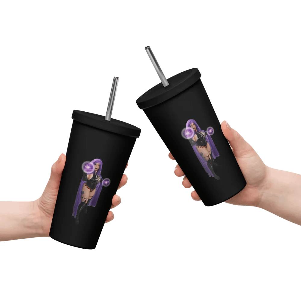 Raven Insulated Tumbler w/ Straw product image (8)