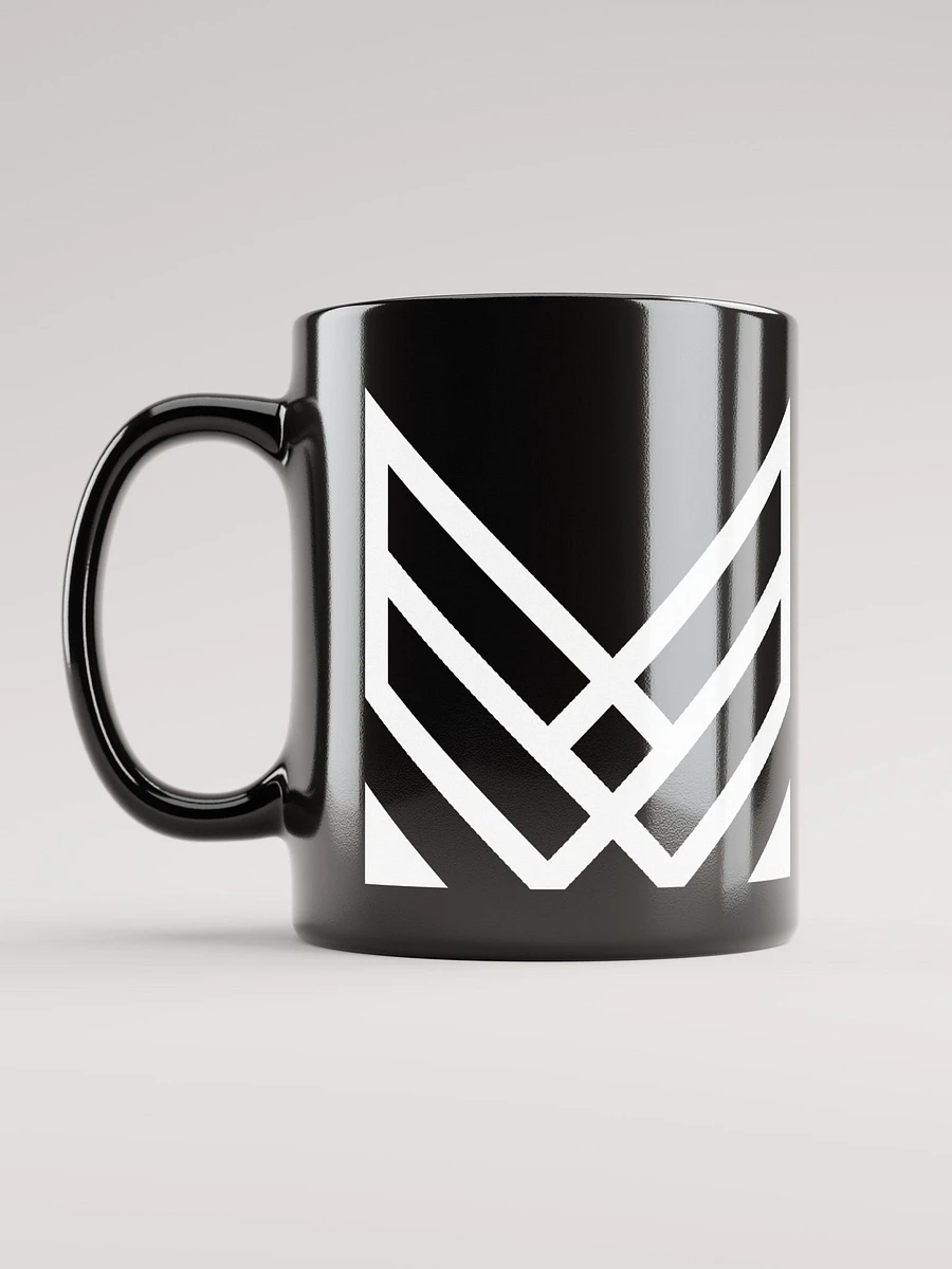 Black Glossy Mug - Logo Fine product image (6)