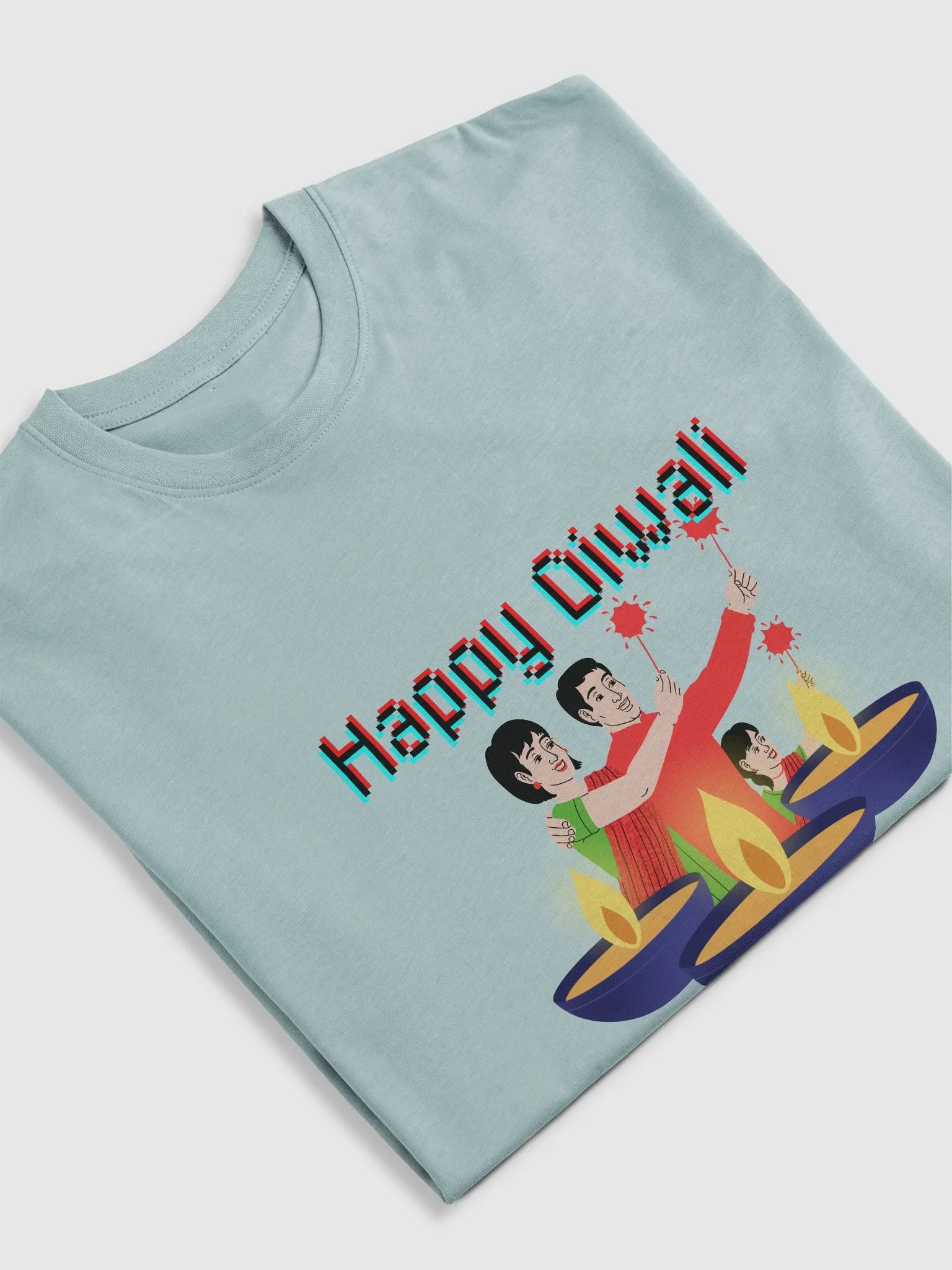 Happy Diwali T-Shirt- Enjoy the festival and Gift for your loved ones product image (29)