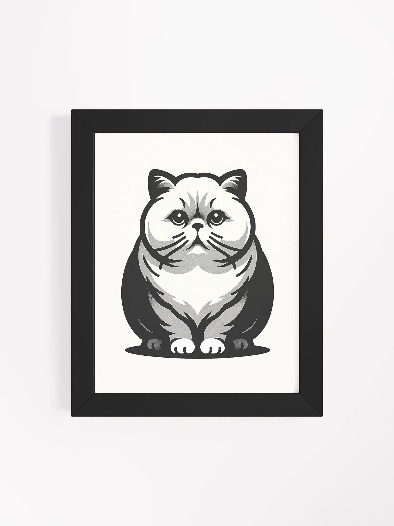 Framed High-Quality Matte Poster (in): Exotic Shorthair product image (60)
