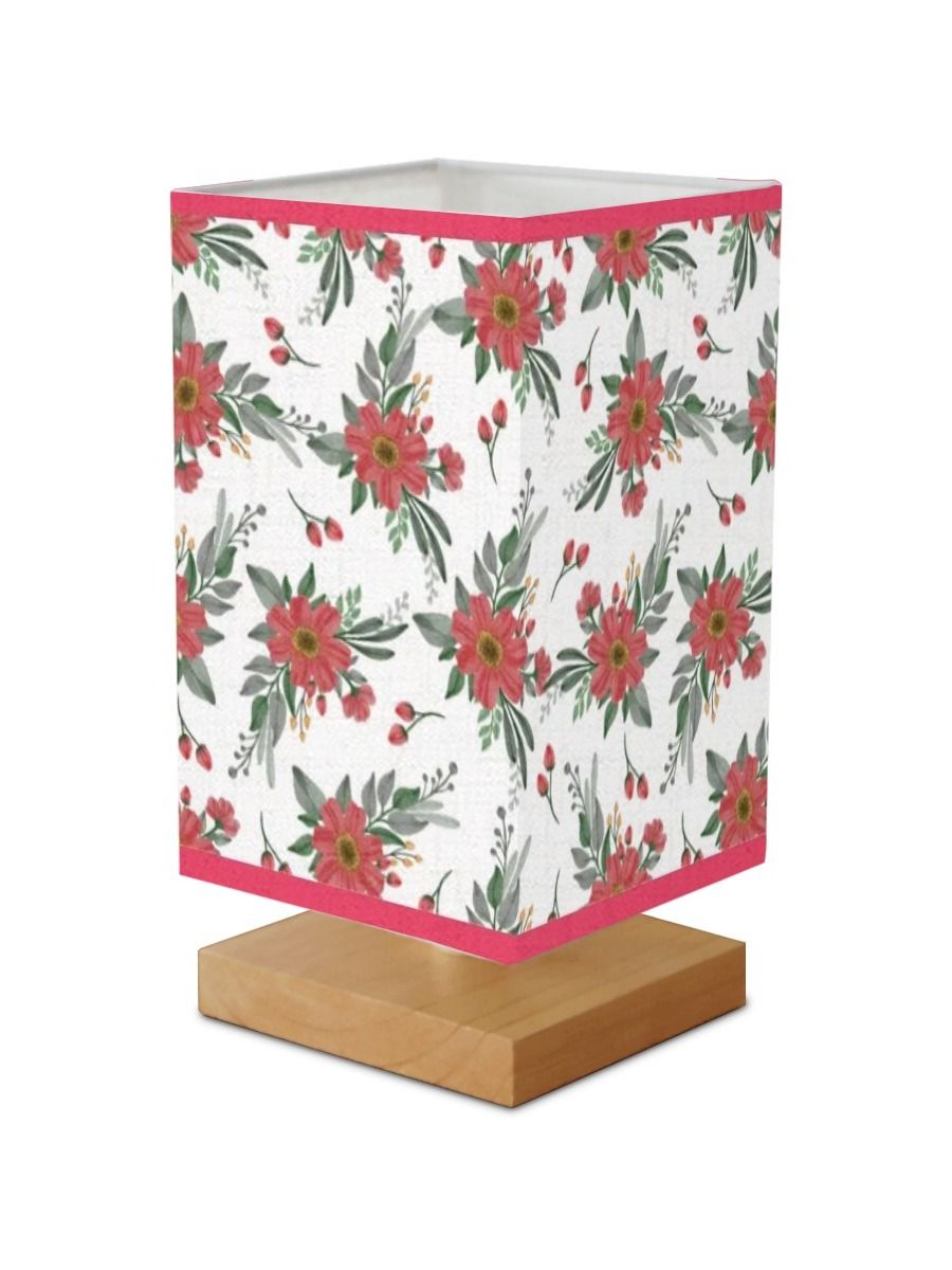 Square Table Lamp- Spring-Time All different flowers!! product image (7)