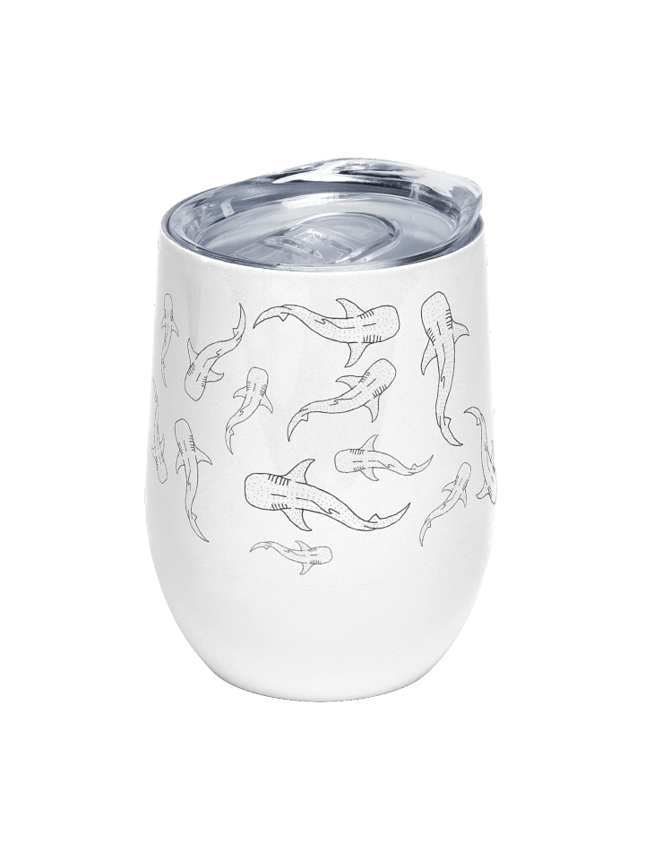 Sleek Whale Shark Wine Tumbler product image (1)