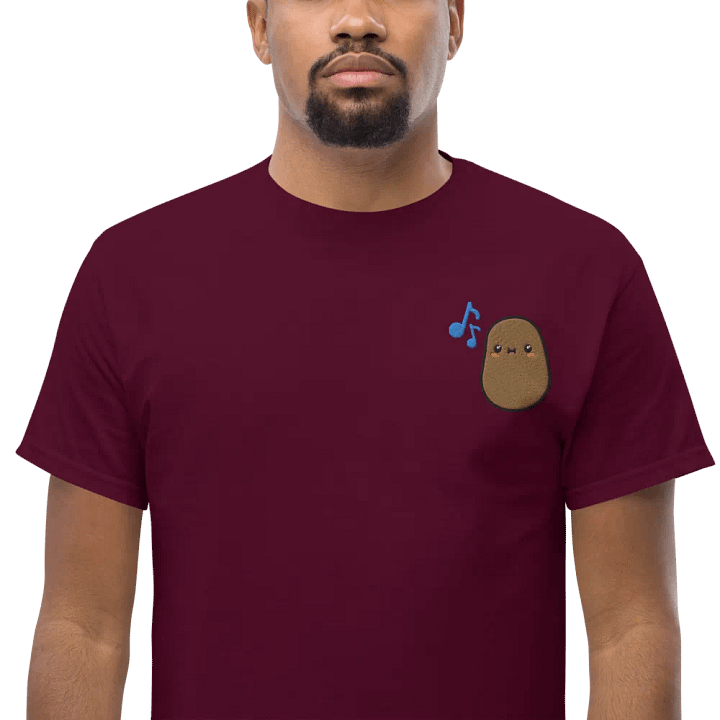 Embroidered Singing Potato T-Shirt product image (74)