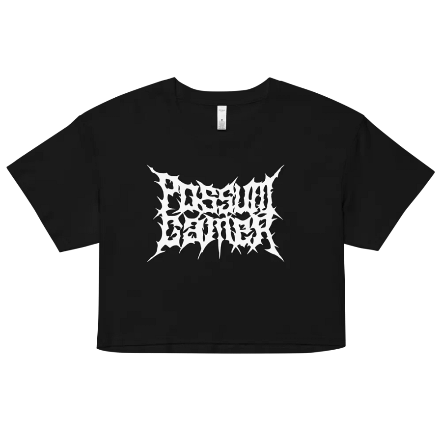 Metalhead Logo Crop Top product image (20)