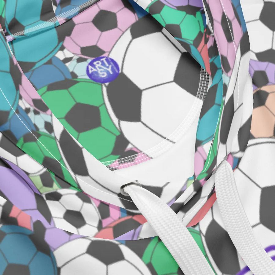 Yay Sports Soccer Football All Over Print Hoodie product image (6)