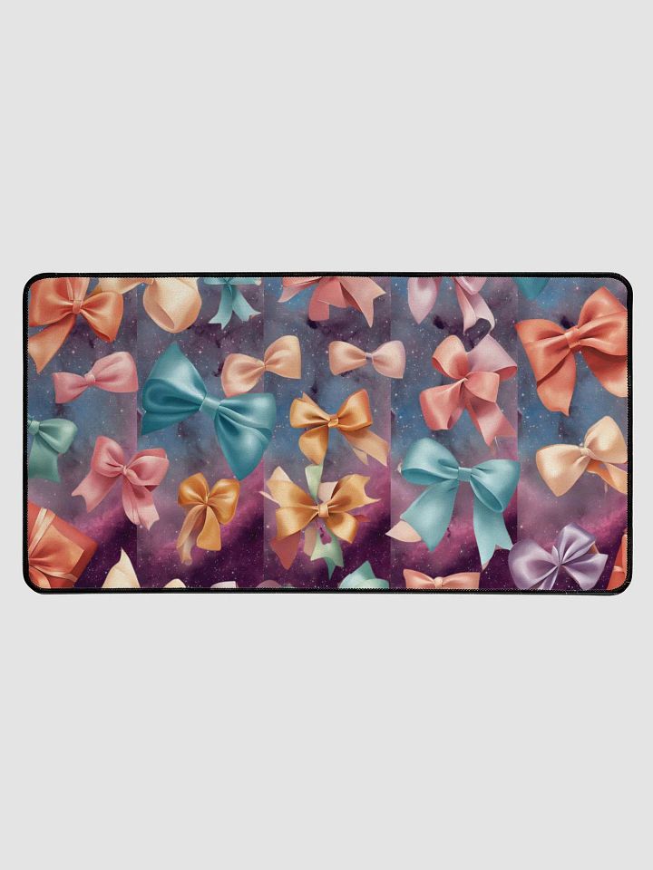 Colorful Bows Desk Mat 15.5" x 31.5" product image (1)
