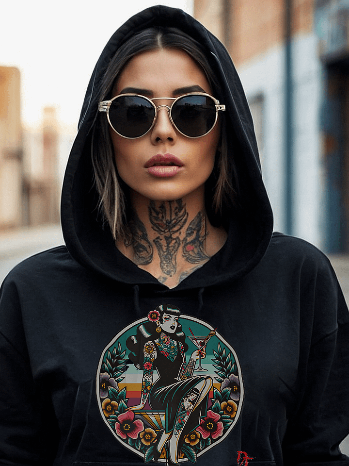 Shaken not Stirred Cropped Hoodie product image (1)