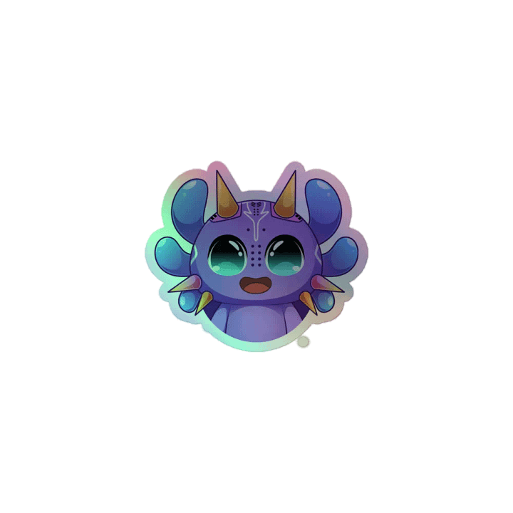 Holographic Pebbles Sticker product image (1)