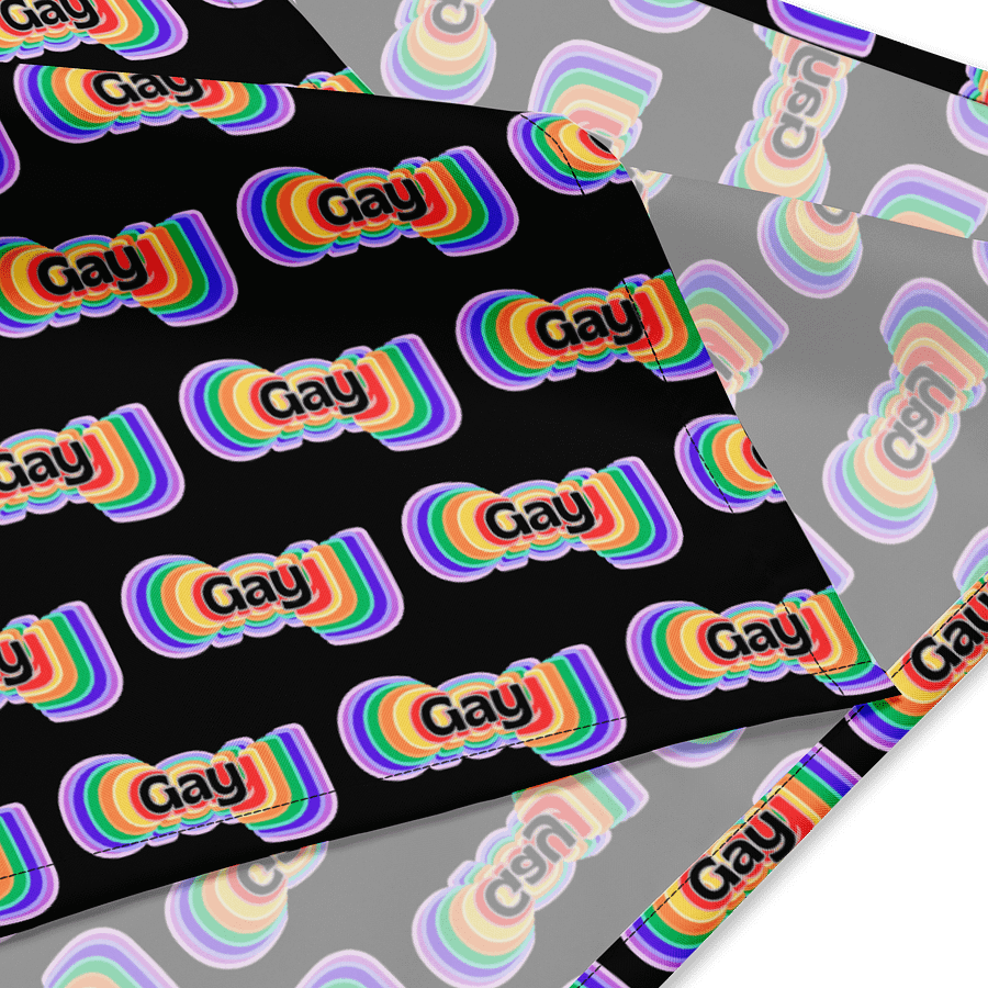LGBTQIAP2S+ 2025, Rainbow Gay, Bandanna product image (4)